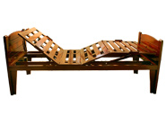 Motorizeds Wooden Backrest and Legrest Position beds